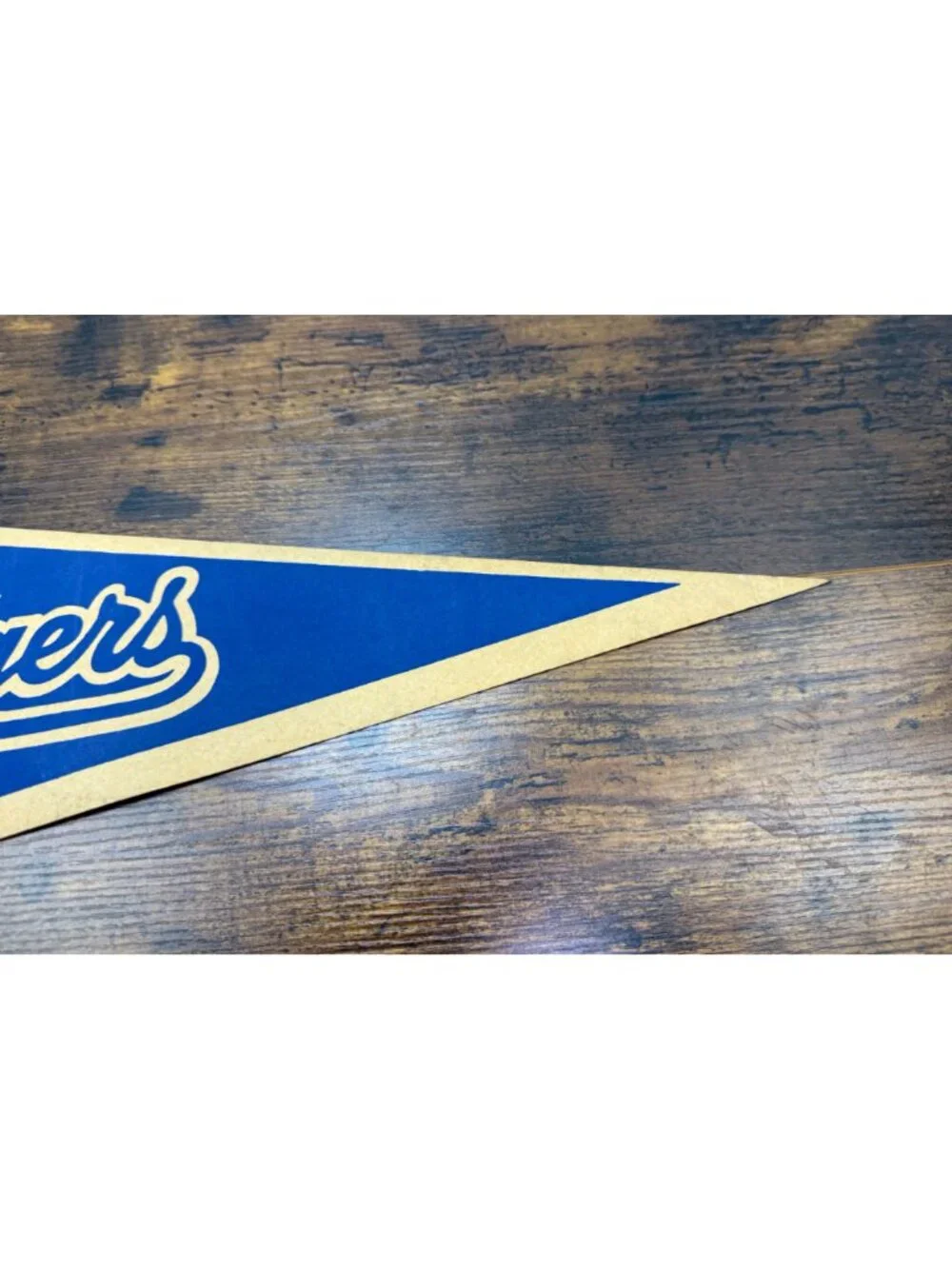 Los Angeles Dodgers 25th Anniversary Pennant Vintage Memorabilia 30 inches